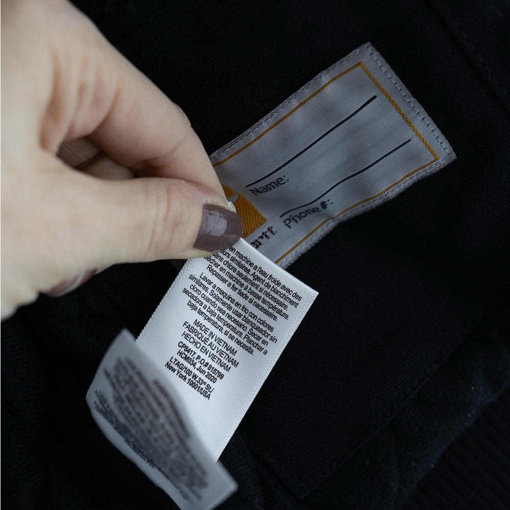 Carhartt Kids Black Hoodie - XXS (4-5) - Picture 7 of 7